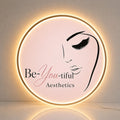 Custom Acrylic Backlit Sign - Be-You-tiful