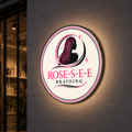 Custom Light Box Sign - ROSE-S-E-E BEAUTY