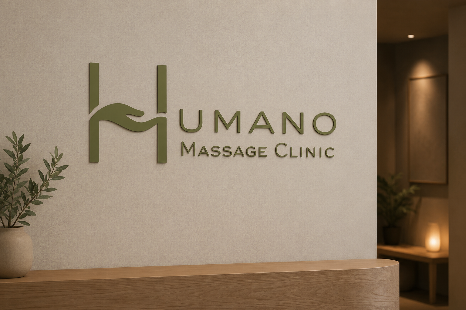 Custom Acrylic Sign - HUMANO