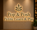 Custom 3D Metal Backlit Sign - Pop & Posh