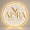 Custom Acrylic Backlit Sign - AURA