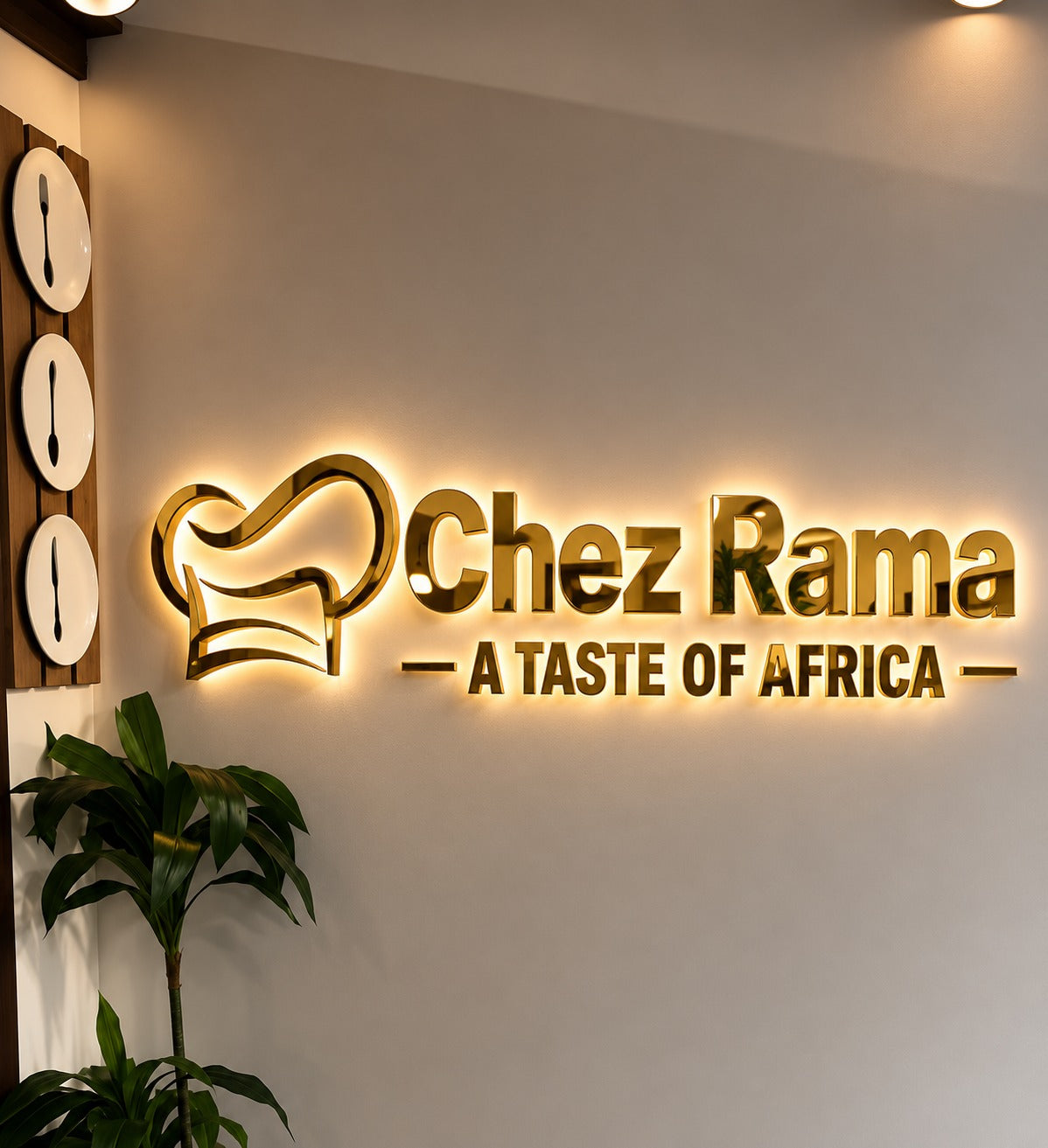 Custom Signs - Chez Rama