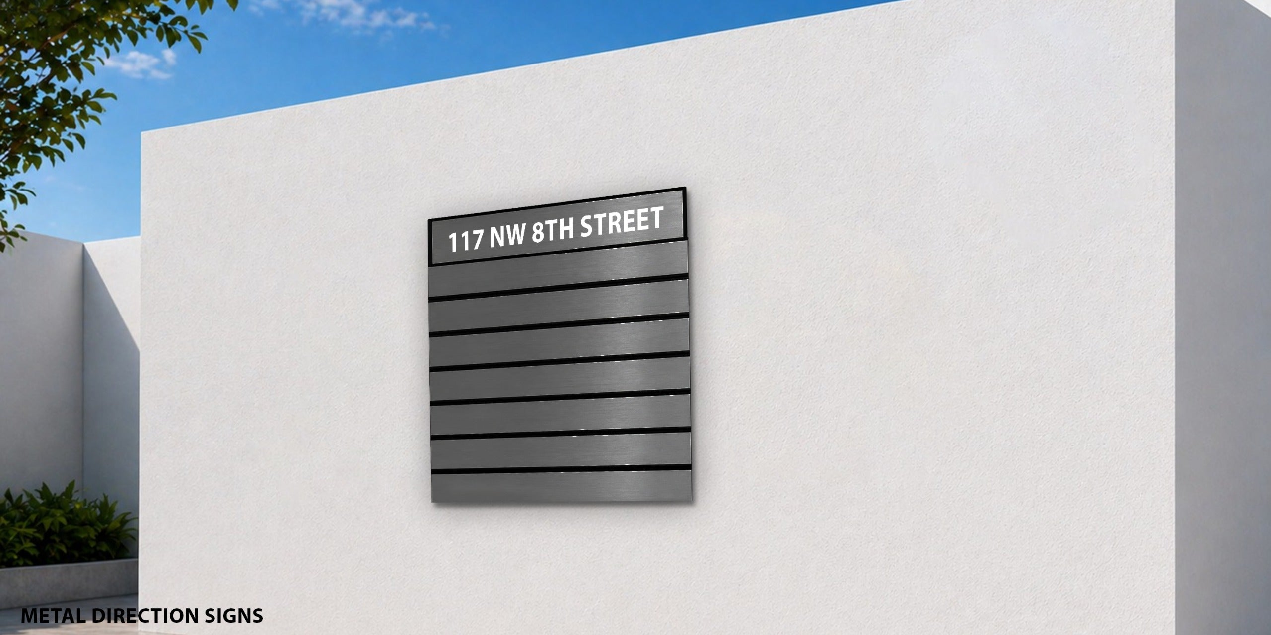 Custom Metal Building Sign & Directory Sign - Jennifer Behnke