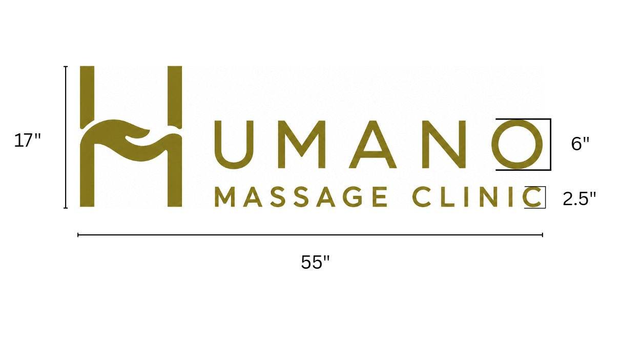 Custom Acrylic Sign - HUMANO