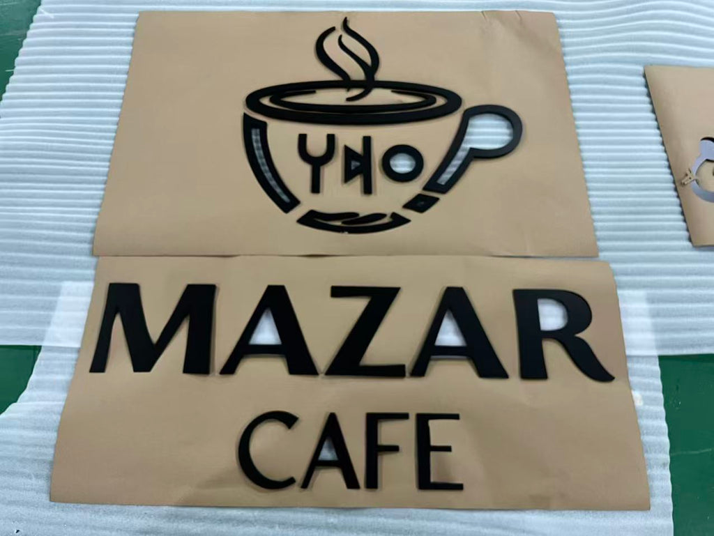 Custom Acrylic Sign - Mohamed Dahri