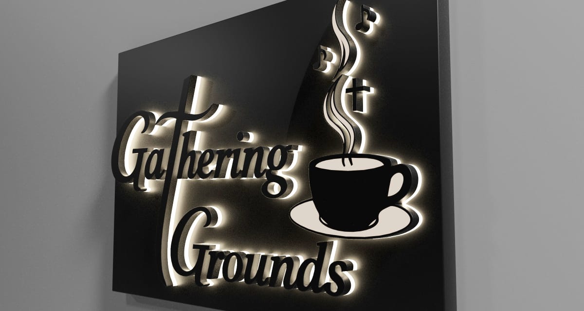 Custom 3D Metal Sign With Backlit & Backboard -  Tanya Kromrey